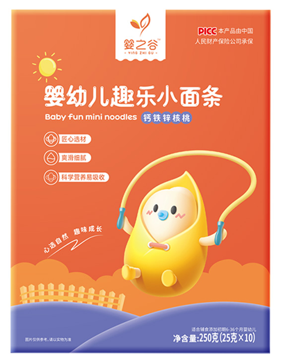 嬰之谷嬰幼兒趣樂(lè)小面條-鈣鐵鋅核桃