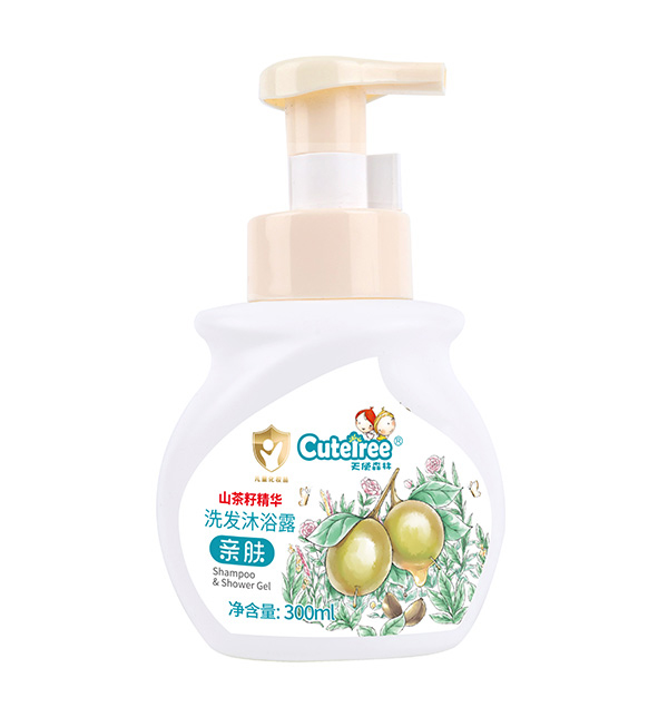 天使森林山茶籽精華洗發(fā)沐浴露 300ml