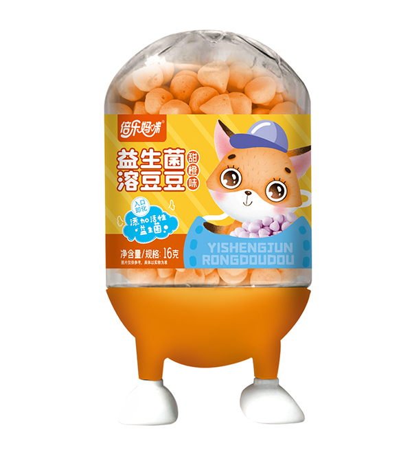 倍樂(lè)媽咪益生菌溶豆豆-小牛人罐甜橙味