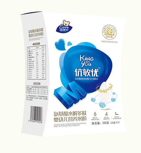 嚶嚶噯伉敏優(yōu)氨基酸水解多肽營(yíng)養(yǎng)米粉 盒裝