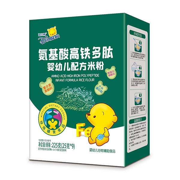 迪米熊氨基酸高鐵多肽嬰幼兒配方米粉