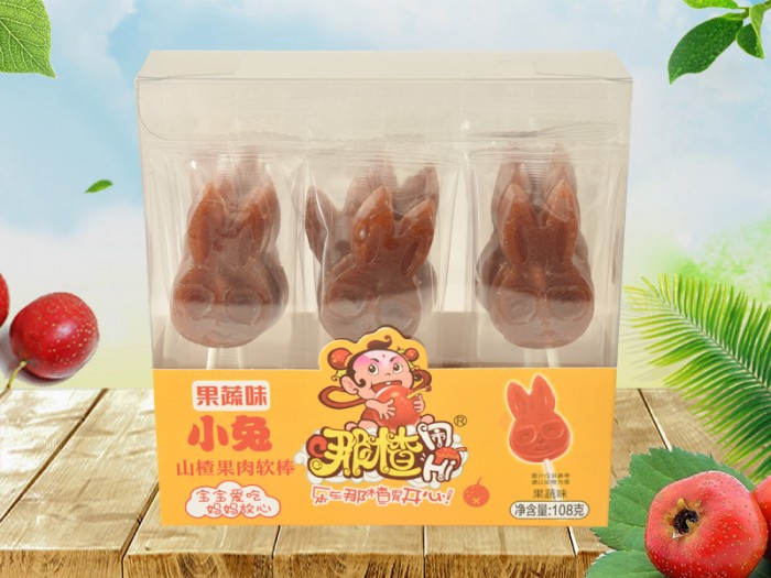 那楂果蔬味小兔山楂果肉軟棒108克.jpg 那楂果蔬味小兔山楂果肉軟棒108克.jpg