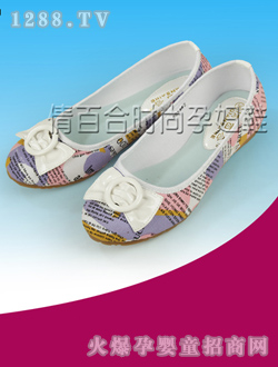 倩百合蝴蝶結(jié)時尚yunf鞋