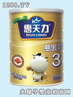 惠天力嬰寶有機(jī)轉(zhuǎn)換youe配方奶粉(聽裝)