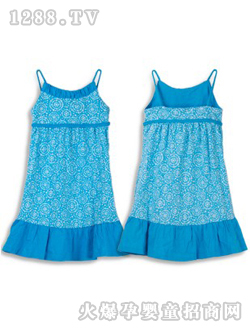 ԭ���{ɫ��ͯ�B��ȹ