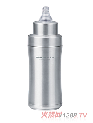 孖寶樂(lè)母嬰兩用不銹鋼奶瓶