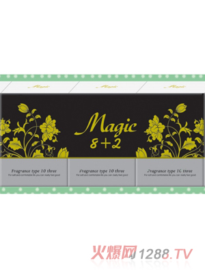 小伙伴黑魔力面巾紙