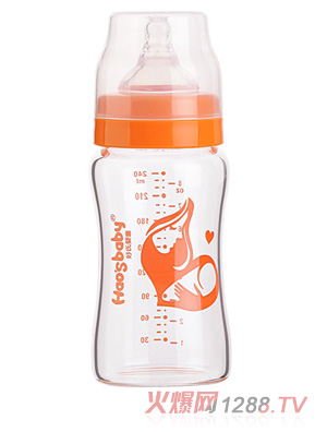 好氏嬰童標(biāo)準口徑玻璃奶瓶240ml