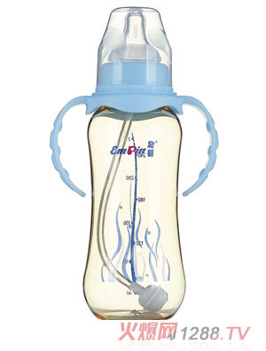 �ʋ�PPSU�˿ڈA���Ԅ���ƿ270ml�{ɫ