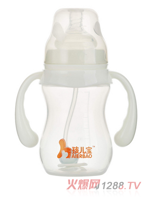 孩兒寶寬口葫蘆形自動PP奶瓶210ml