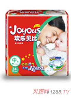 歡樂(lè)貝比yinge紙尿褲中碼