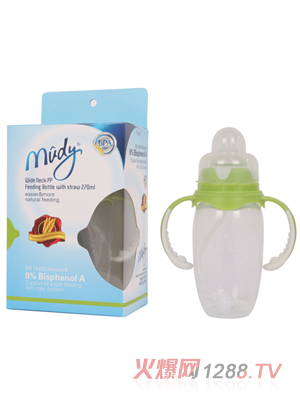 ���،����pɫ�ֱ��Ԅ�PP��ƿ(�}����)270ML