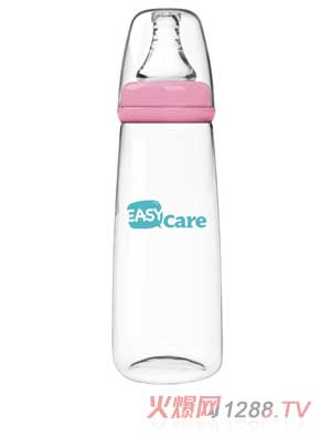 伊斯卡爾240mlPP標準口徑奶瓶（紅）