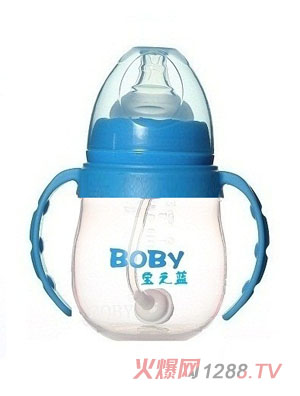 小蘋(píng)果仿生奶瓶180ML藍(lán)色