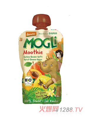 Mogli摩格力杏香蕉柑橘果泥