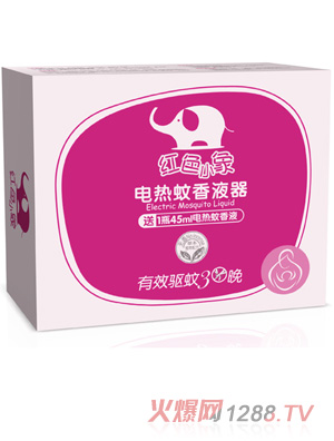 紅色小象1+1驅(qū)蚊液套裝