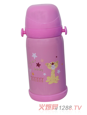 好樂(lè)嬰水杯粉紅色