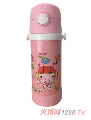 好樂(lè)嬰無(wú)柄水杯粉紅色