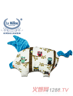 拉米洛樹(shù)屋貓頭鷹小豬枕土耳其藍(lán)