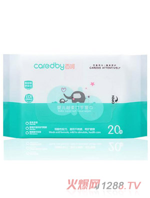 百呵yinge超柔口手濕巾20片