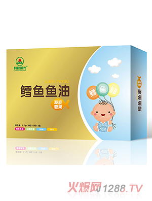 利君陽(yáng)光鱈魚(yú)魚(yú)油凝膠糖果