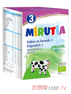 米魯佳youe有機配方奶粉3段