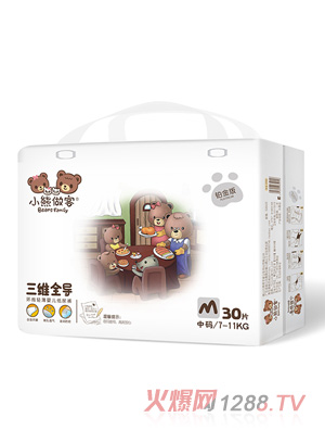 小熊做客三維全導(dǎo)yinge紙尿褲M(mǎn)30片