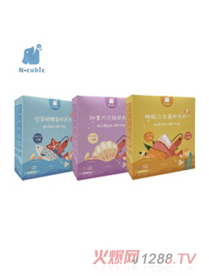 N-cubic恩庫(kù)克 銀鱈魚三文魚貝柱蝦肉片40g