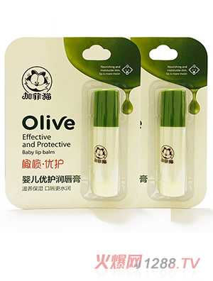 加菲貓優(yōu)護(hù)橄欖yinge優(yōu)護(hù)潤(rùn)唇膏