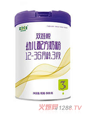 雙娃悅youe配方奶粉3段