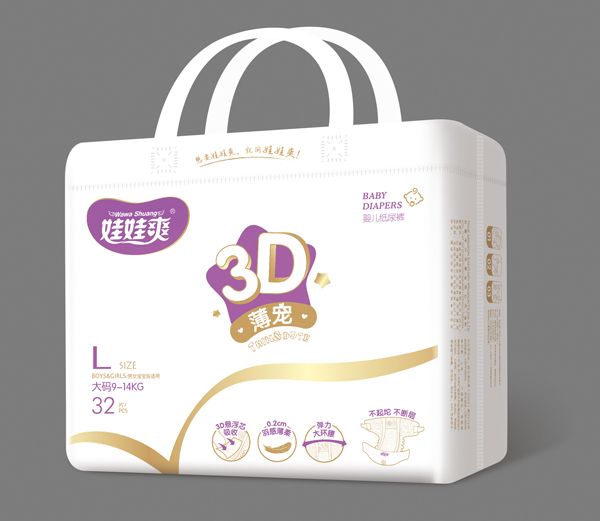 娃娃爽3D薄寵嬰兒紙尿褲中包L22