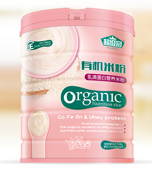 超級冠乳清蛋白營養(yǎng)有機米粉