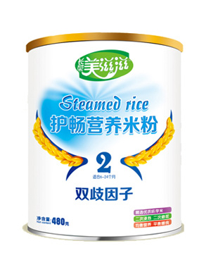 美滋滋雙歧因子護(hù)腸營(yíng)養(yǎng)米粉2段