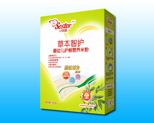 小萌星草本智護(hù)嬰幼兒護(hù)腸營(yíng)養(yǎng)米粉